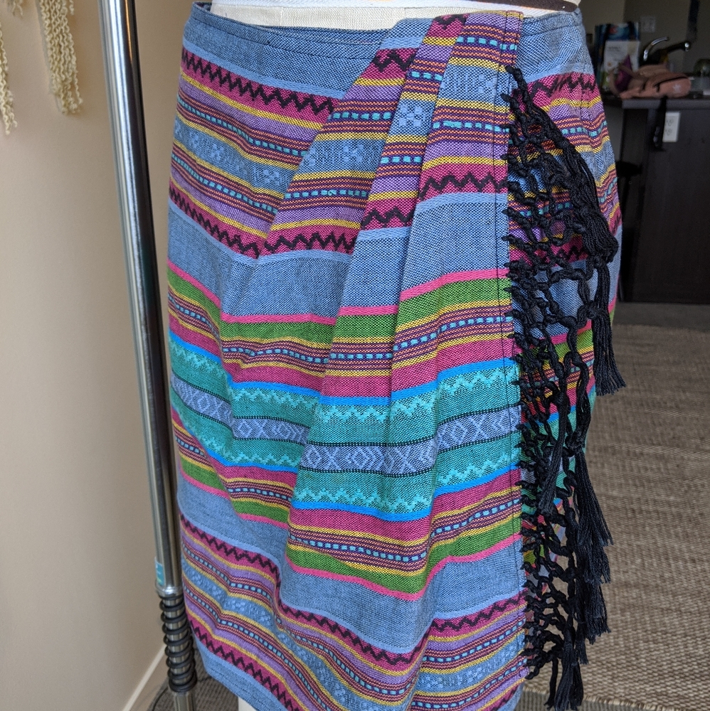 vintage style wrap skirt